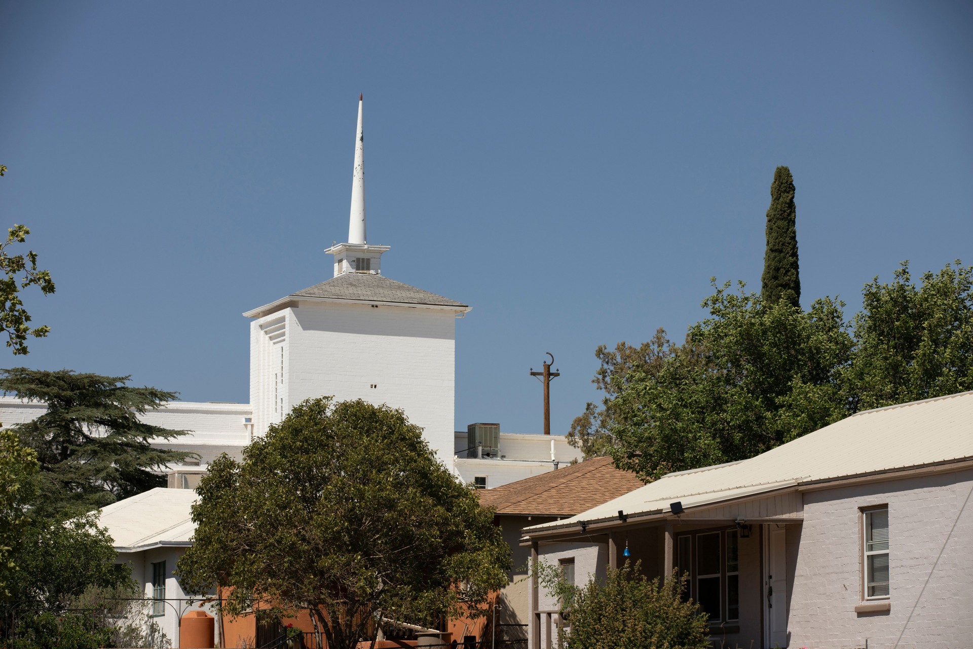 Downtown Warren Arizona Neighborhood of Bisbee, Arizona, USA.